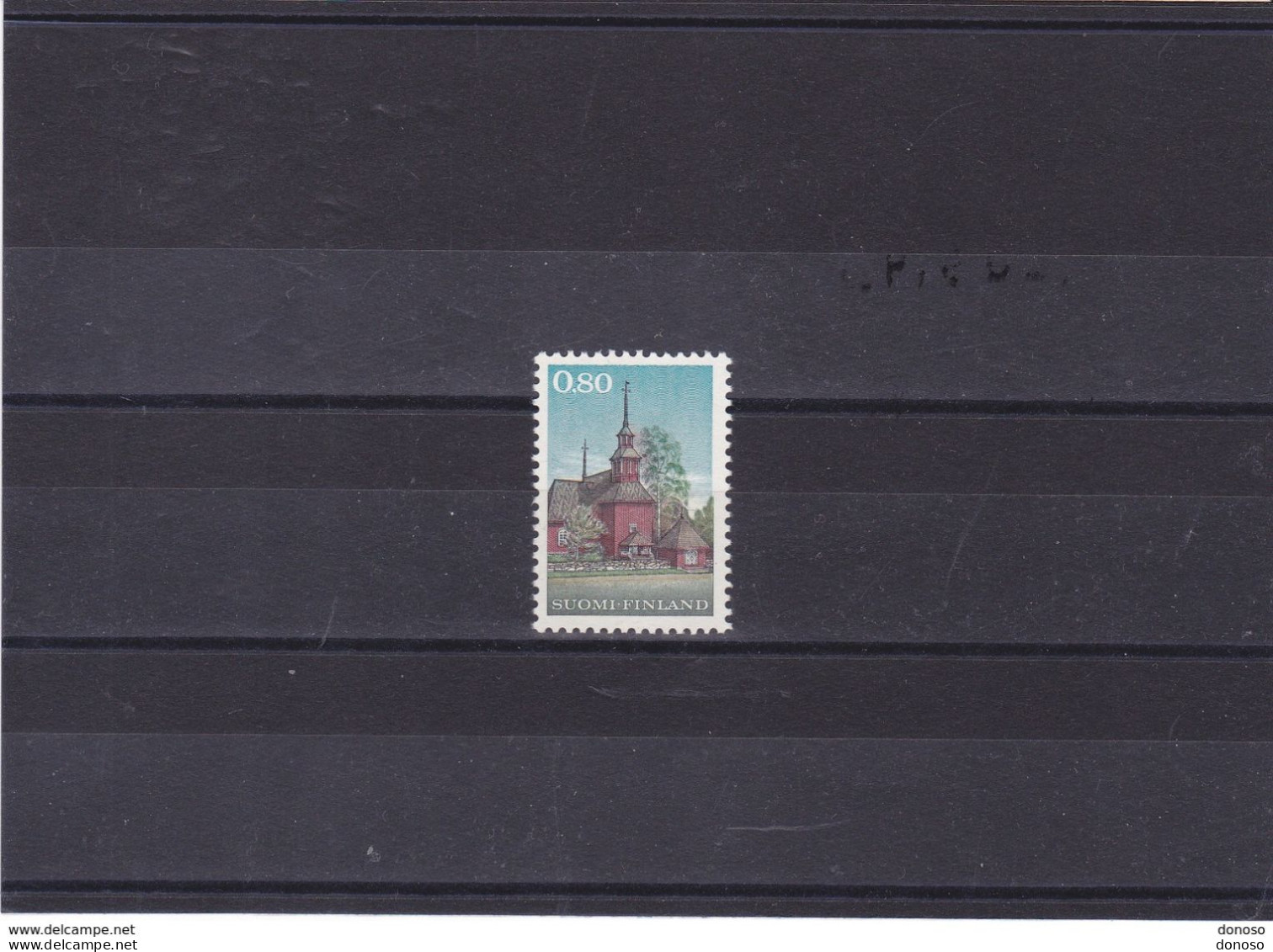 FINLANDE 1970 EGLISE EN BOIS  Yvert 637 NEUF** MNH Cote 8 Euros - Unused Stamps