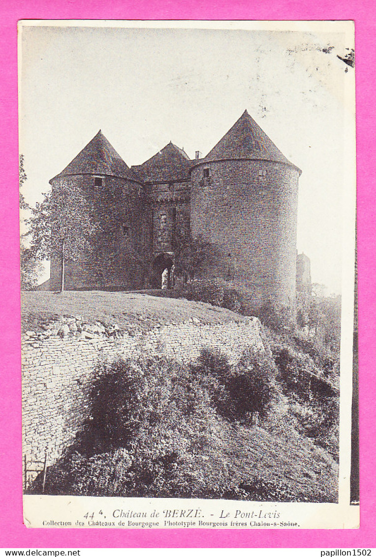 F-71-Berze-01P112  Le Château De Berze, Le Pont Levis, Cpa Précurseur BE - Autres & Non Classés