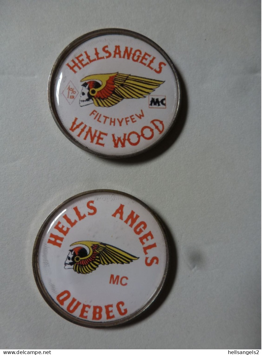 SERIE 24 PINS HELLS ANGELS MOTO CLUB MC Hells Angels Chapter  UNE SEULE SERIE DE DISPONIBLE - Motorbikes