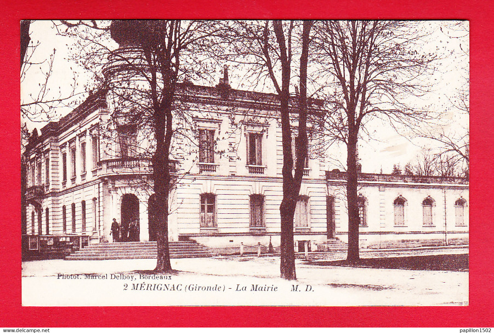 F-33-Merignac-05P143 La Mairie, Cpa BE - Merignac