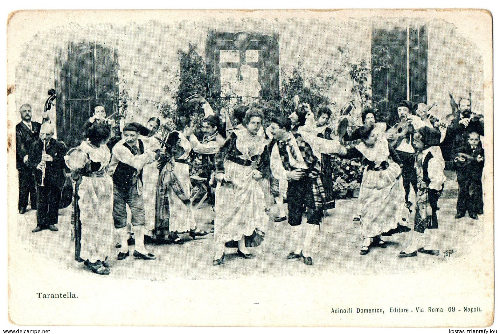 1.7.24 ITALY, TARANTELLA, DANCING, POSTCARD - Dans