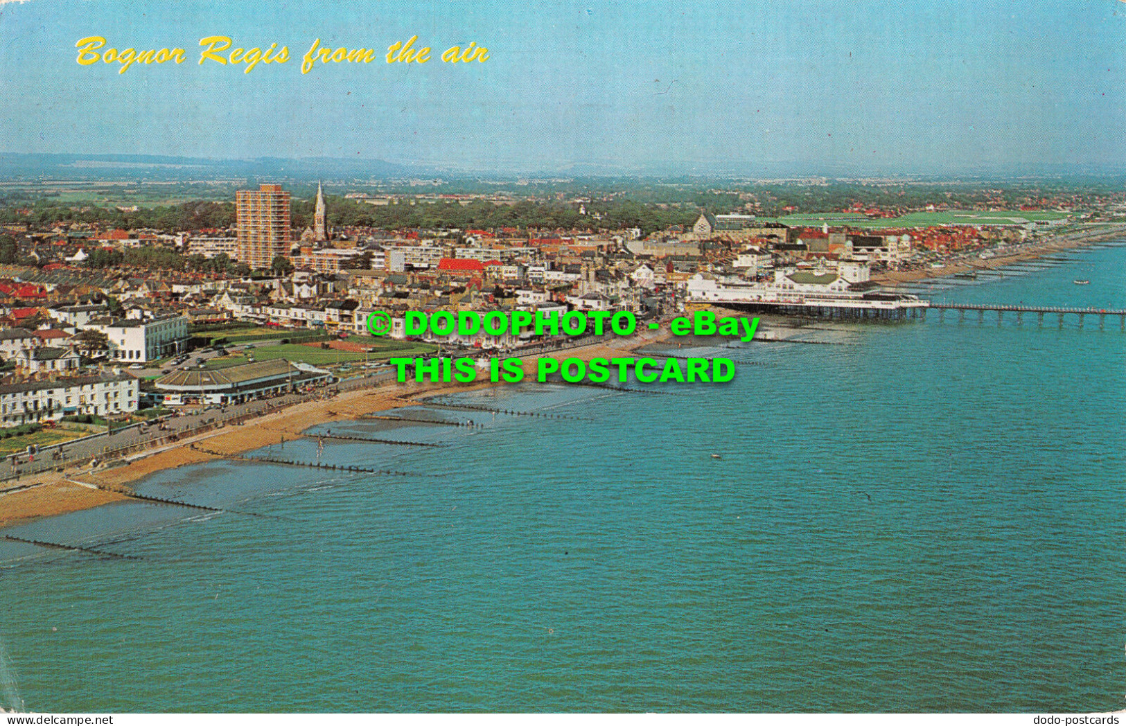 R517967 Bognor Regis From The Air. Aerial View. Photographic Greeting Card. Natu - World