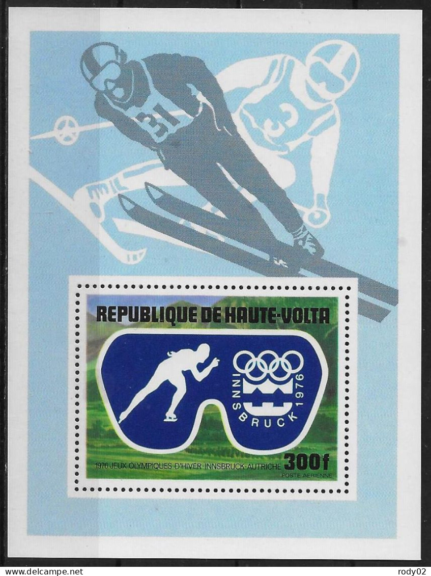 HAUTE-VOLTA - JEUX OLYMPIQUES D'HIVER A INNSBRUCK  - BF 5AK - NEUF** MNH - Inverno1976: Innsbruck