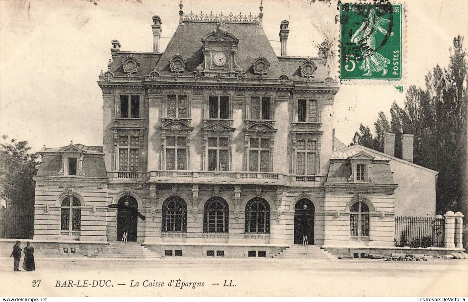 FRANCE - Bar Le Duc - Vue Sur La Caisse D'Epargne - L L - Vue Générale - De L'extérieure - Carte Postale Ancienne - Bar Le Duc