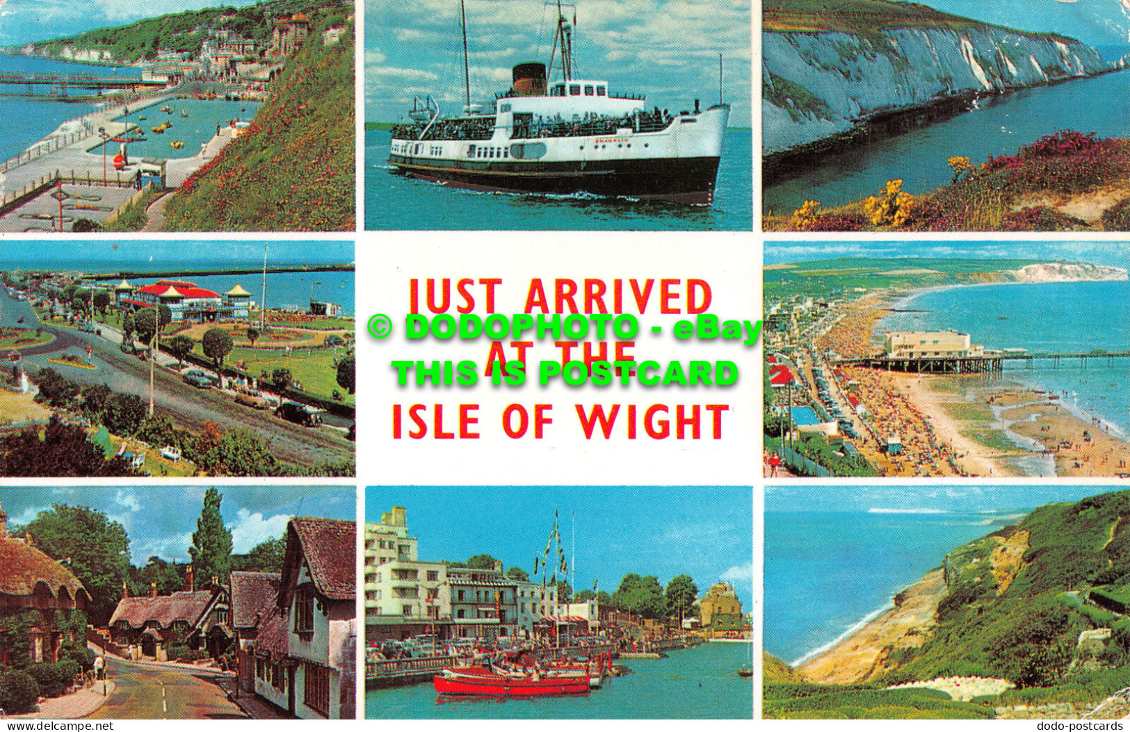 R517999 Just Arrived At The Isle Of Wight. W. J. Nigh. Jarrold. Cotman Color. Mu - World