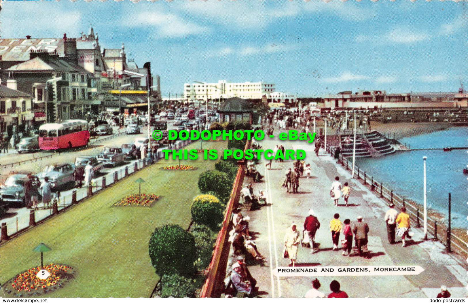 R518001 Morecambe. Promenade And Gardens. Bamforth. Color Gloss. View Series. 19 - World