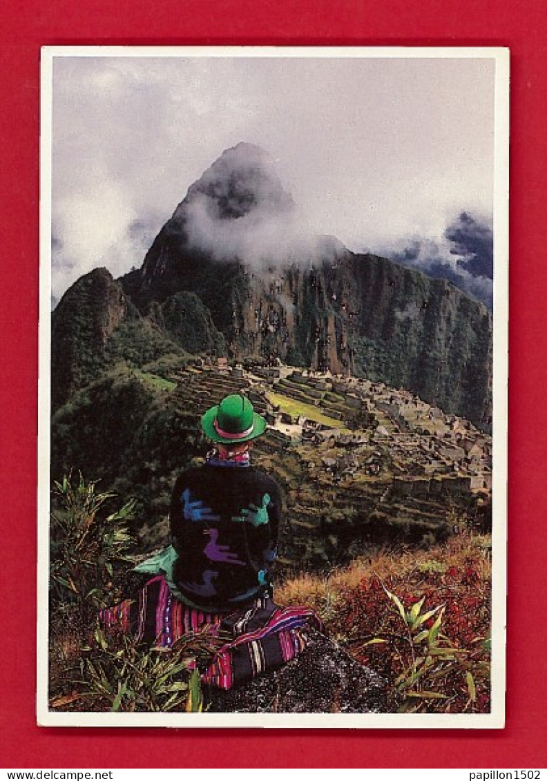 E-Perou-03P CUZCO, Machu Picchu, Petite Animation, (voir Pub INCA Pure Alpaca Knitwear) - Perù