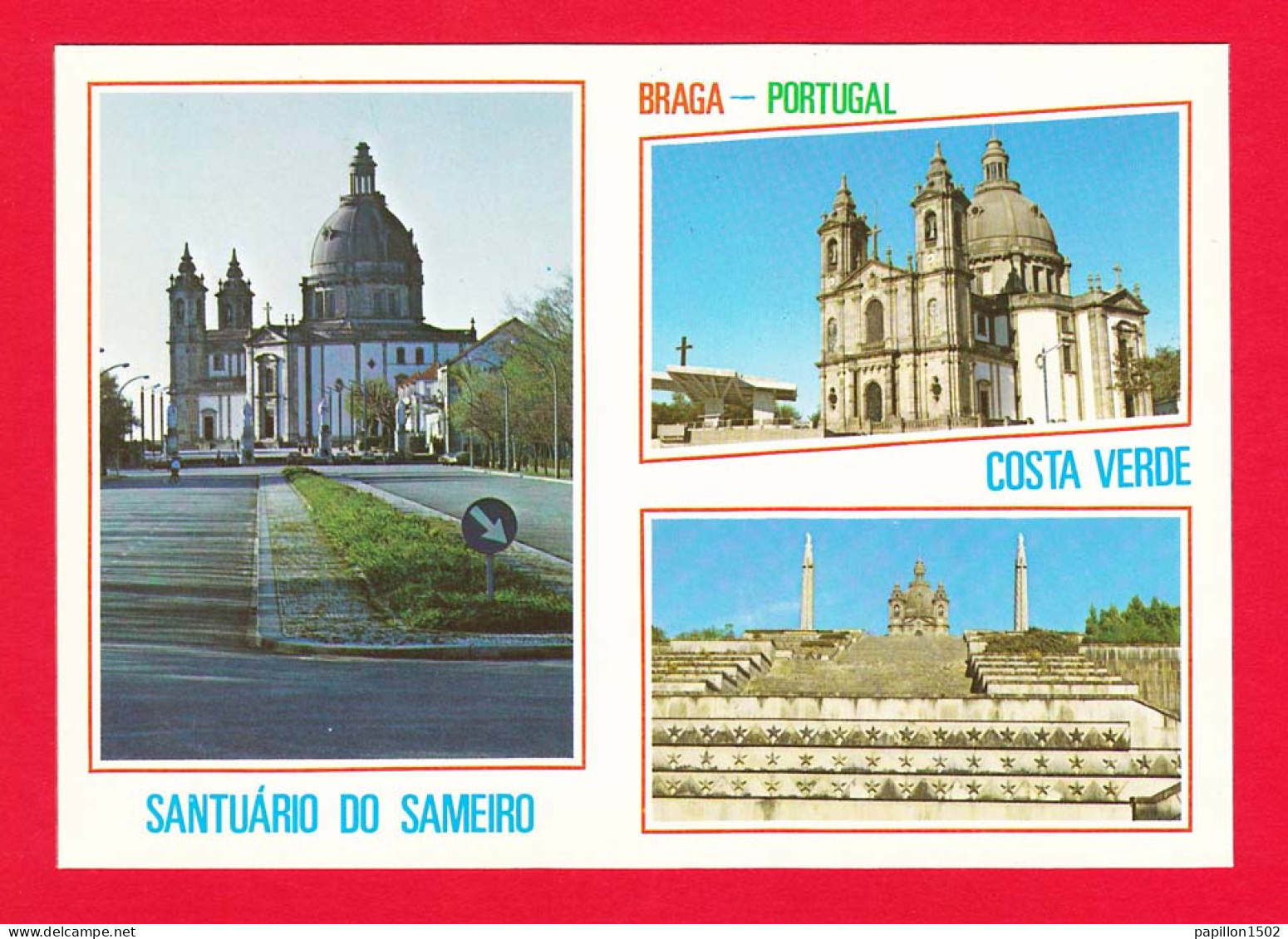 E-Portugal-95PH13 BRAGA, SAMEIRO, Santuario Do Sameiro, BE - Braga