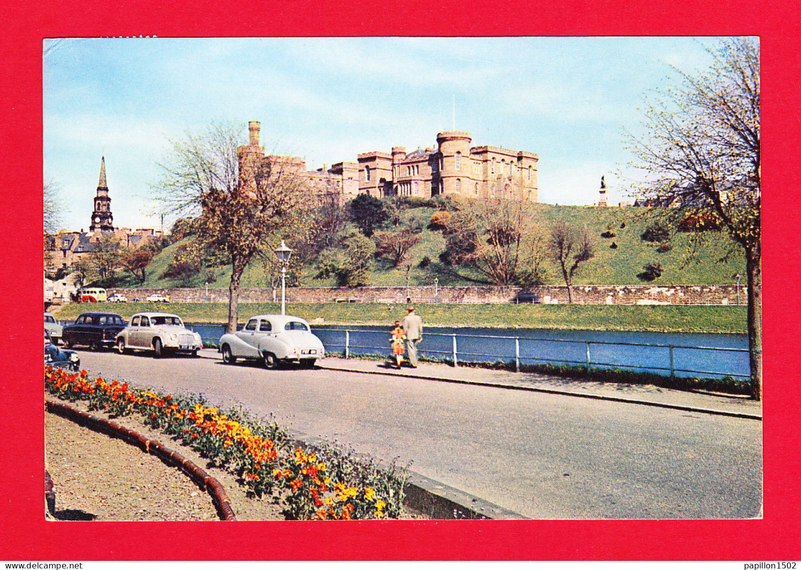 E-Royaume Uni-188PH5 INVERNESS CASTLE, Animation, Voir Les Vieilles Voitures - Inverness-shire