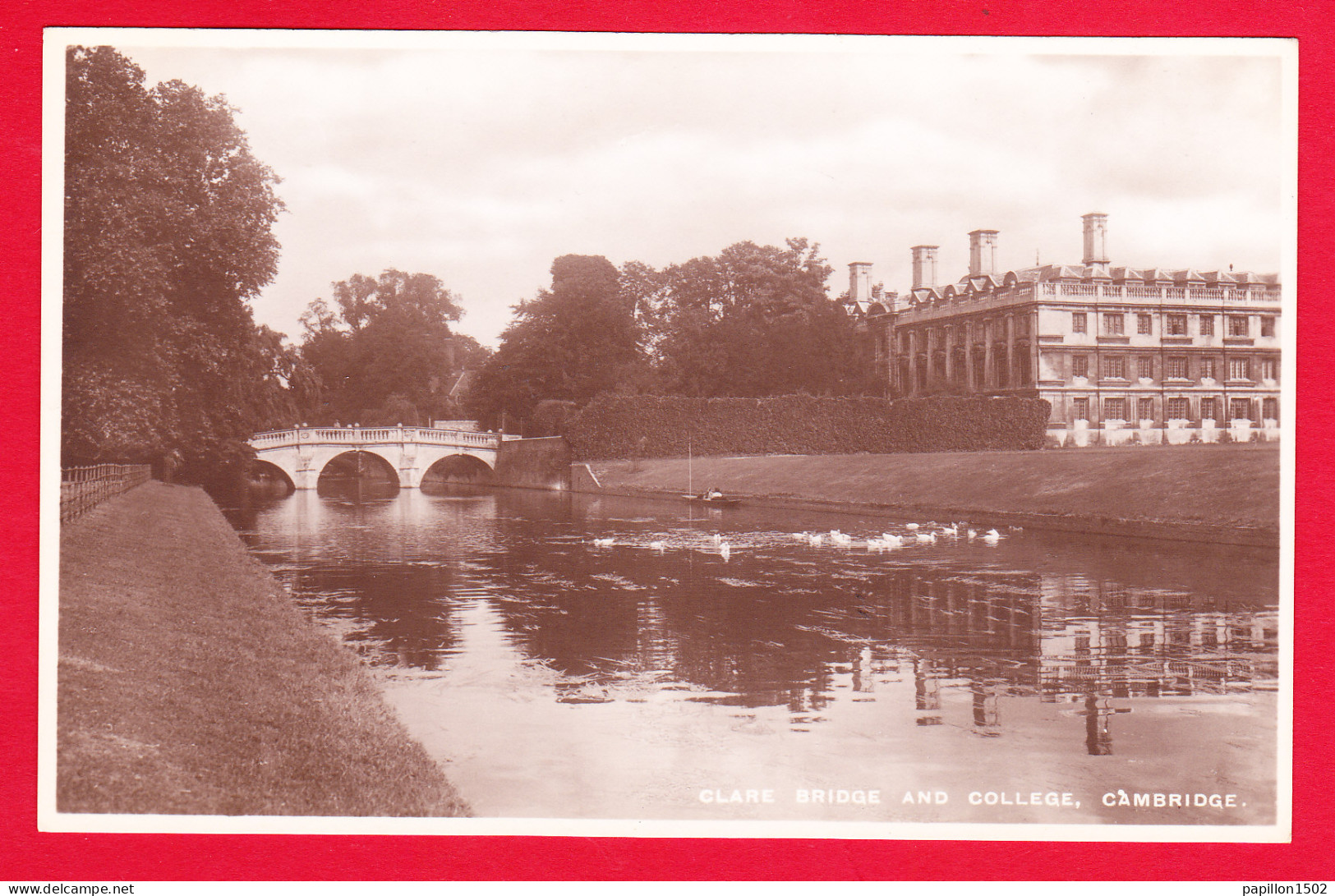 E-Royaume Uni-246P24  Clare Bridge And College, CAMBRIDGE, Cpa BE - Cambridge