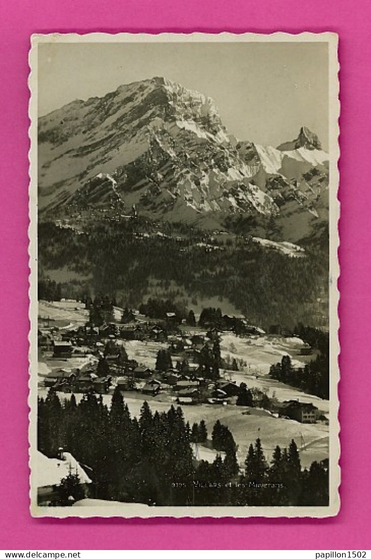 E-Suisse-139P VILLARS, Vue Générale Sur La Ville, Les Muverans, Type Photo - Autres & Non Classés