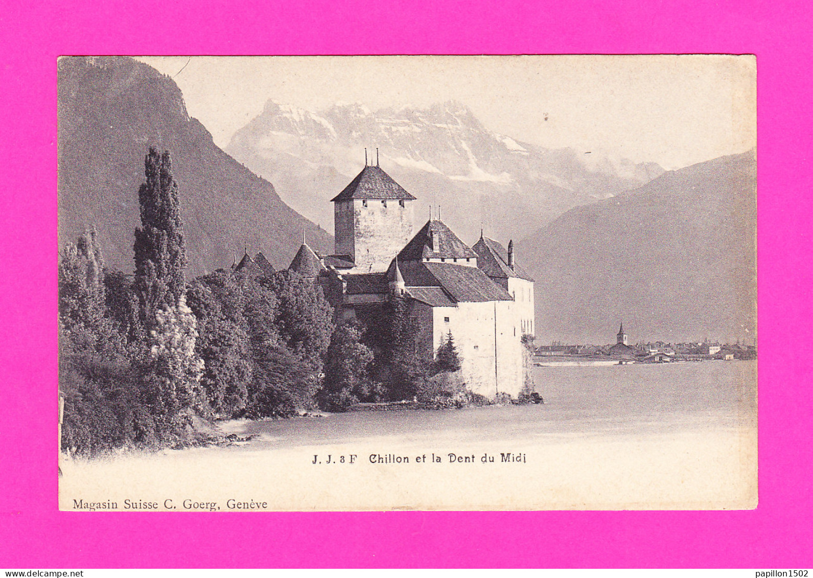 E-Suisse-285P CHILLON Et La Dent Du Midi, Cpa BE - Sonstige & Ohne Zuordnung