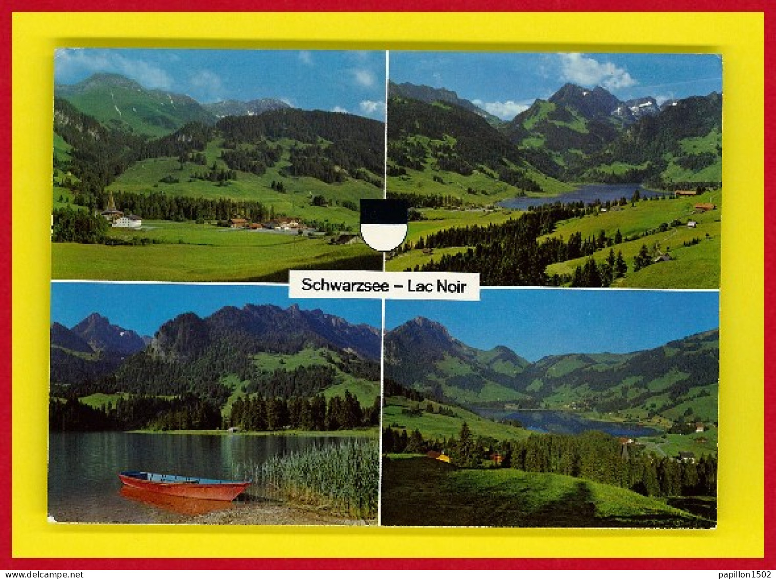 E-Suisse-351P SCHWARZSEE, Lac Noir, Hotel Restaurant Gypsera, Fam. Nussbaumer, BE - Autres & Non Classés