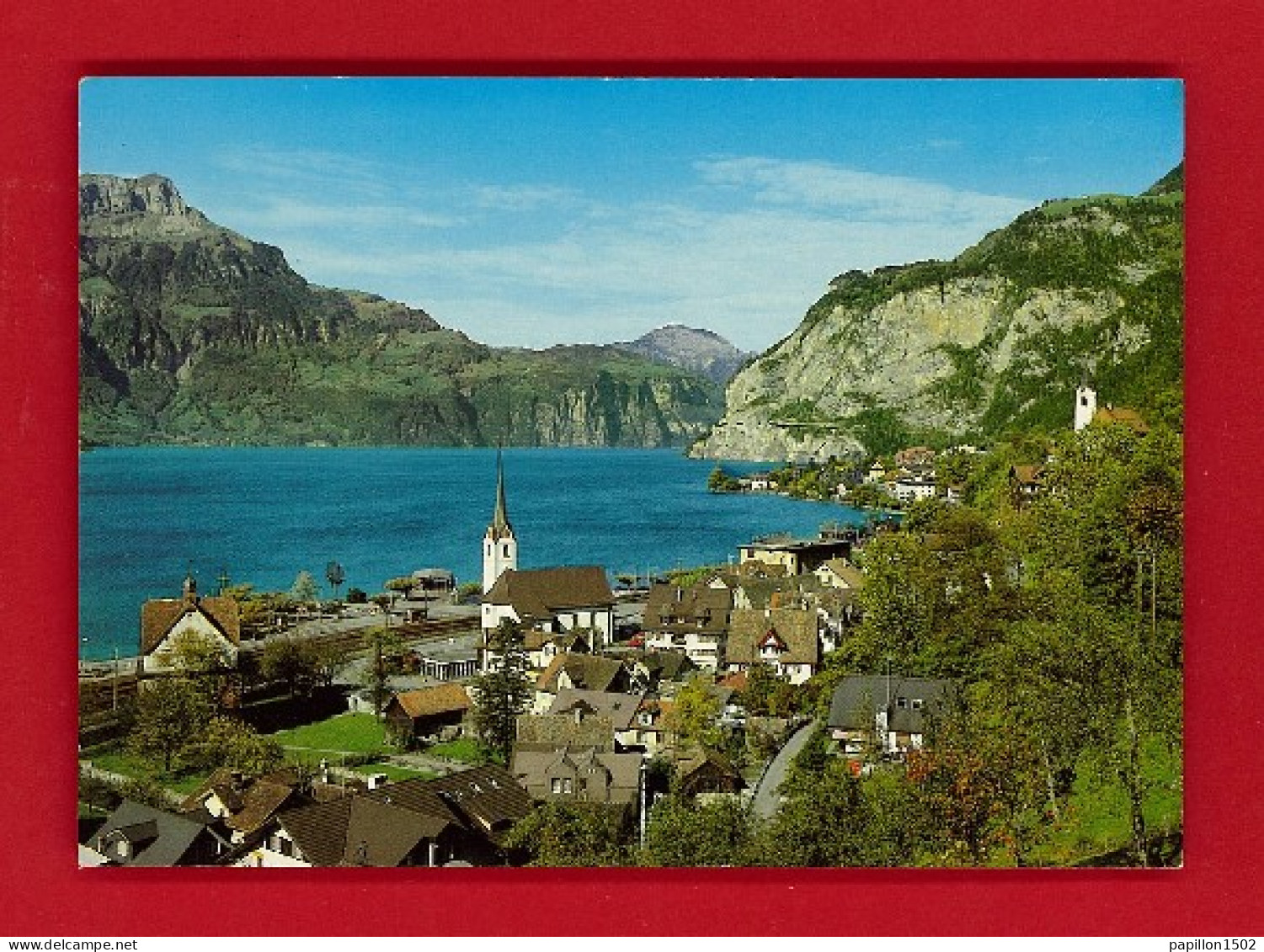 E-Suisse-364P FLUELEN Mit Dem Urnersee, Vue Générale Sur La Ville, BE - Autres & Non Classés