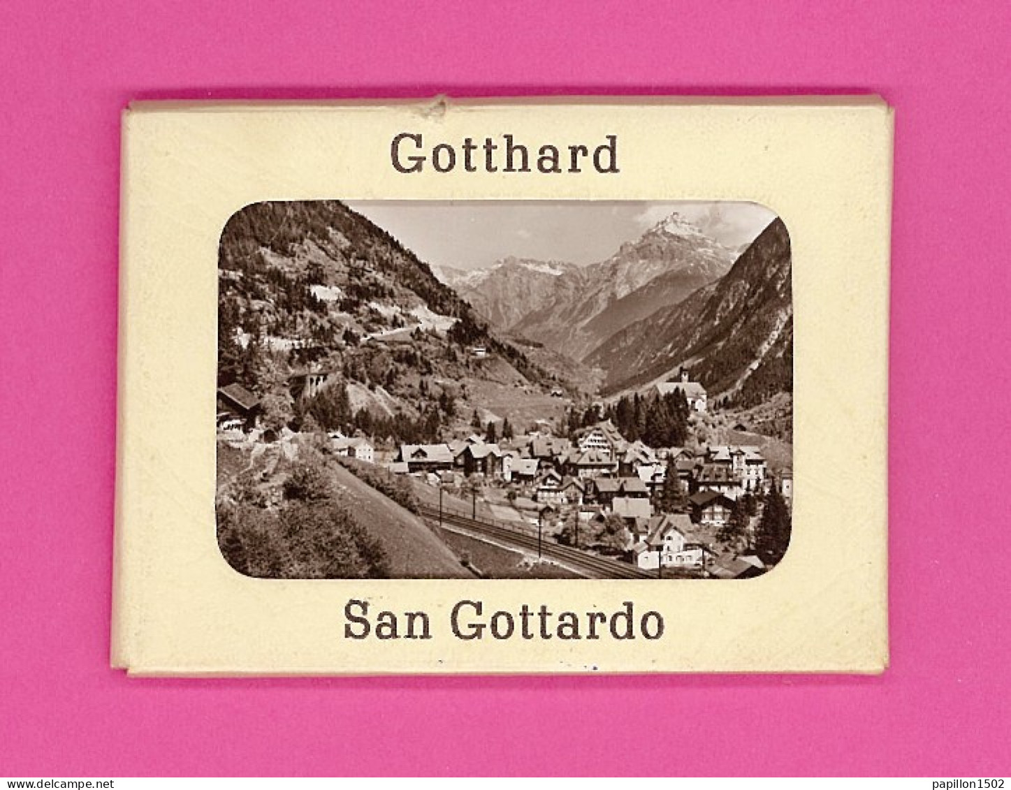 E-Suisse-451PH GOTTHARD, SAN GOTTARDO, 10 Petites Vues, Voir Descriptif Plus Bas, BE - Autres & Non Classés