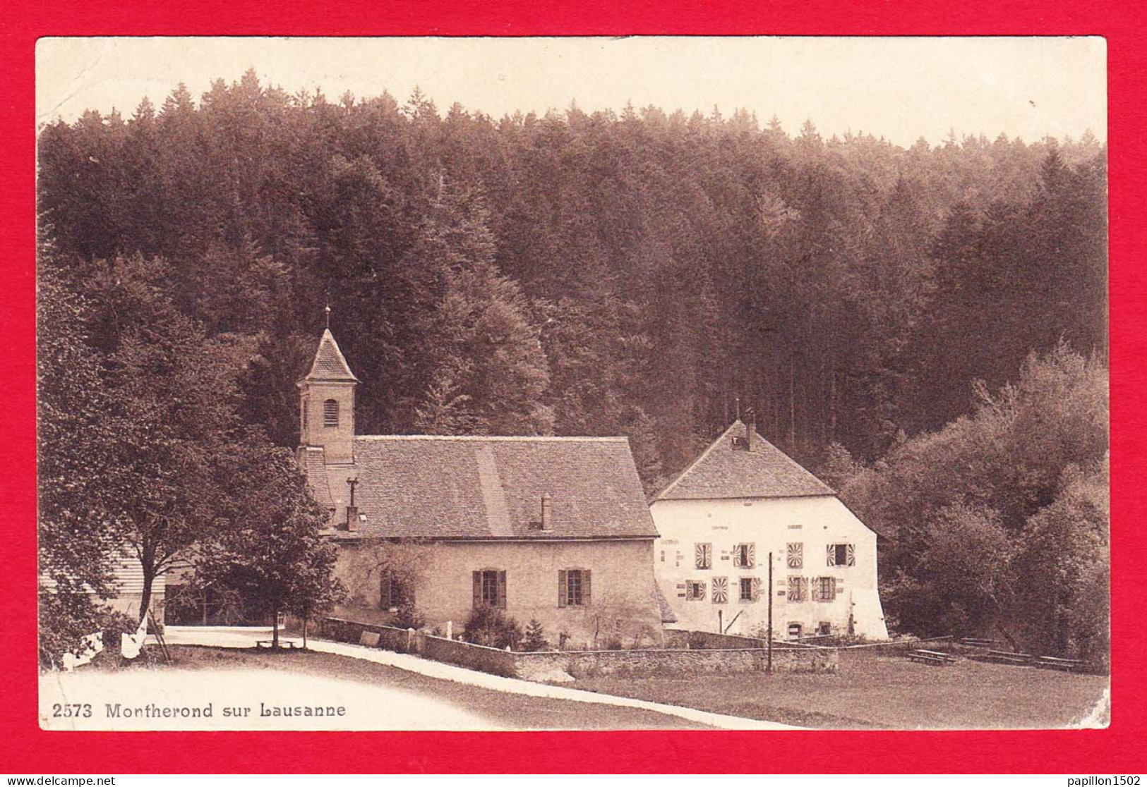 E-Suisse-476P22 L'abbaye De MONTHEROND Sur Lausanne, Cpa  - Otros & Sin Clasificación