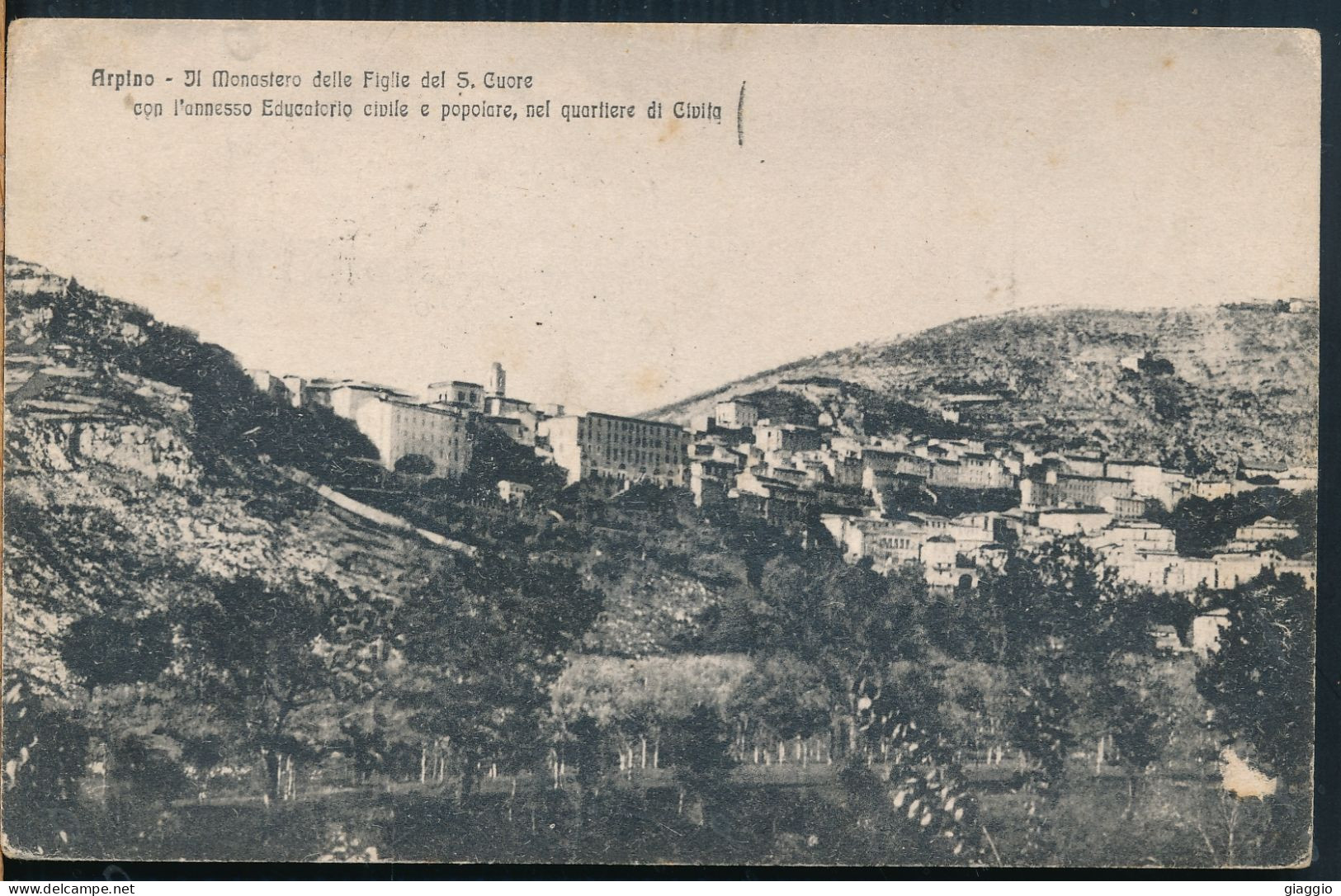 °°° 30747 - ARPINO - MONASTERO DELLE FIGLIE DEL S. CUORE (FR) 1926 °°° - Otros & Sin Clasificación