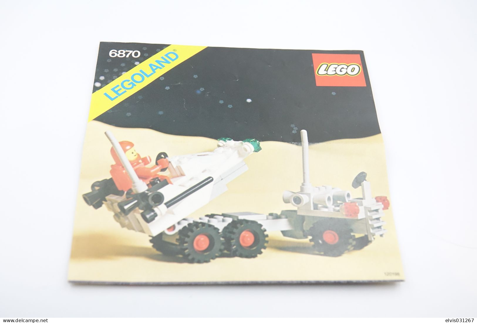 LEGO - 6870  Space Probe Launcher With Instruction Manual - Original Lego 1981 - Vintage - Catalogues