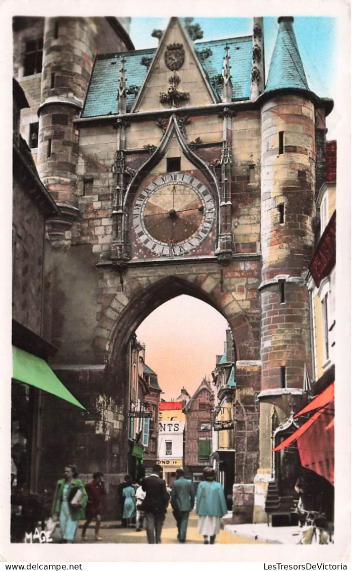 FRANCE - Auxerre - Vue Sur La Porte De L'Horloge - Le Cadran Solaire - Animé - Colorisé - Carte Postale Ancienne - Auxerre