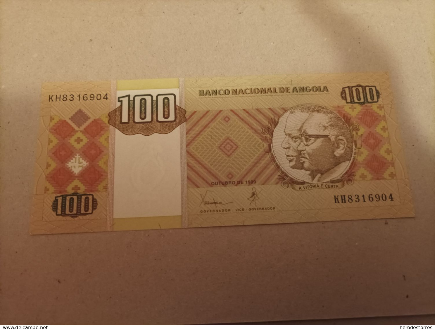 Billete Angola, 100 Kwanzas, Año 1999, UNC - Angola