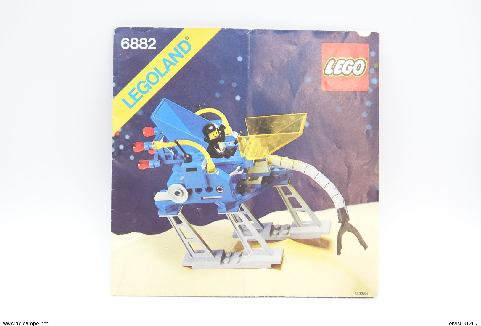 LEGO - 6882 Walking Astro Grappler With Instruction Manual - Original Lego 1985 - Vintage - Catalogues