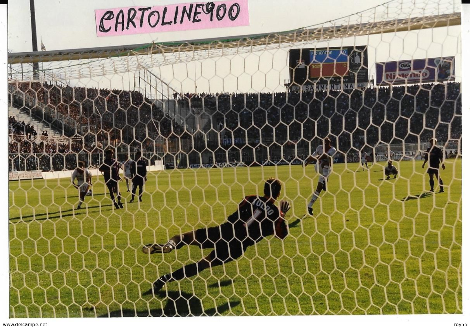 Foto Del Campionato Di Calcio Del 1997 1998 Partita Fiorentina Roma 0 A 0 Veduta Del Rigore Parato Da Toldo A Balbo - Soccer