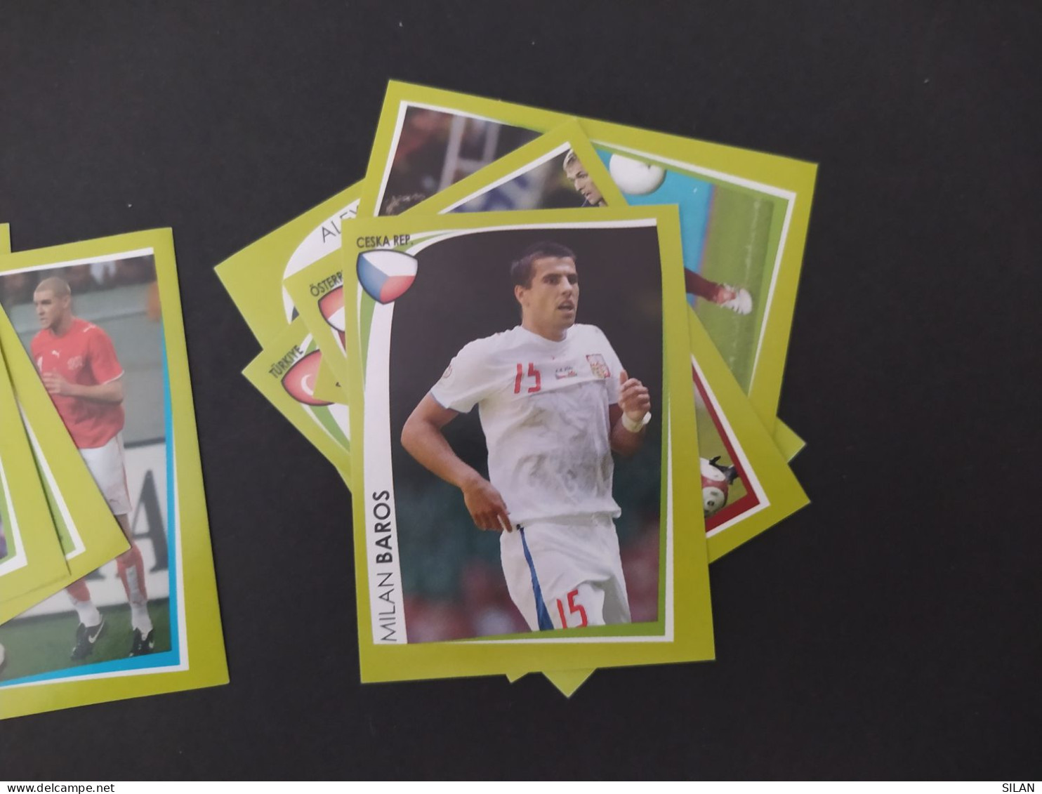 10 Stickers ROAD TO EURO 2008 PANINI - Trading-Karten