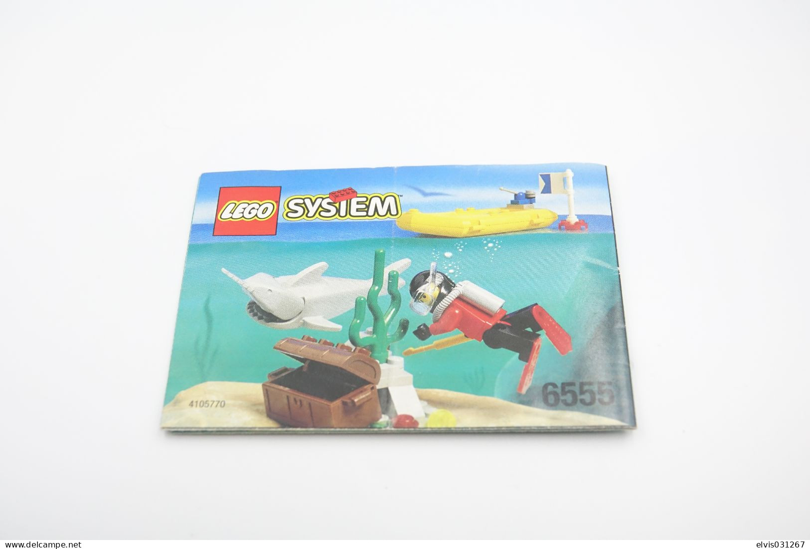 LEGO - 6555 Sea Hunter With Instruction Manual - Original Lego 1997 - Vintage - Catalogs