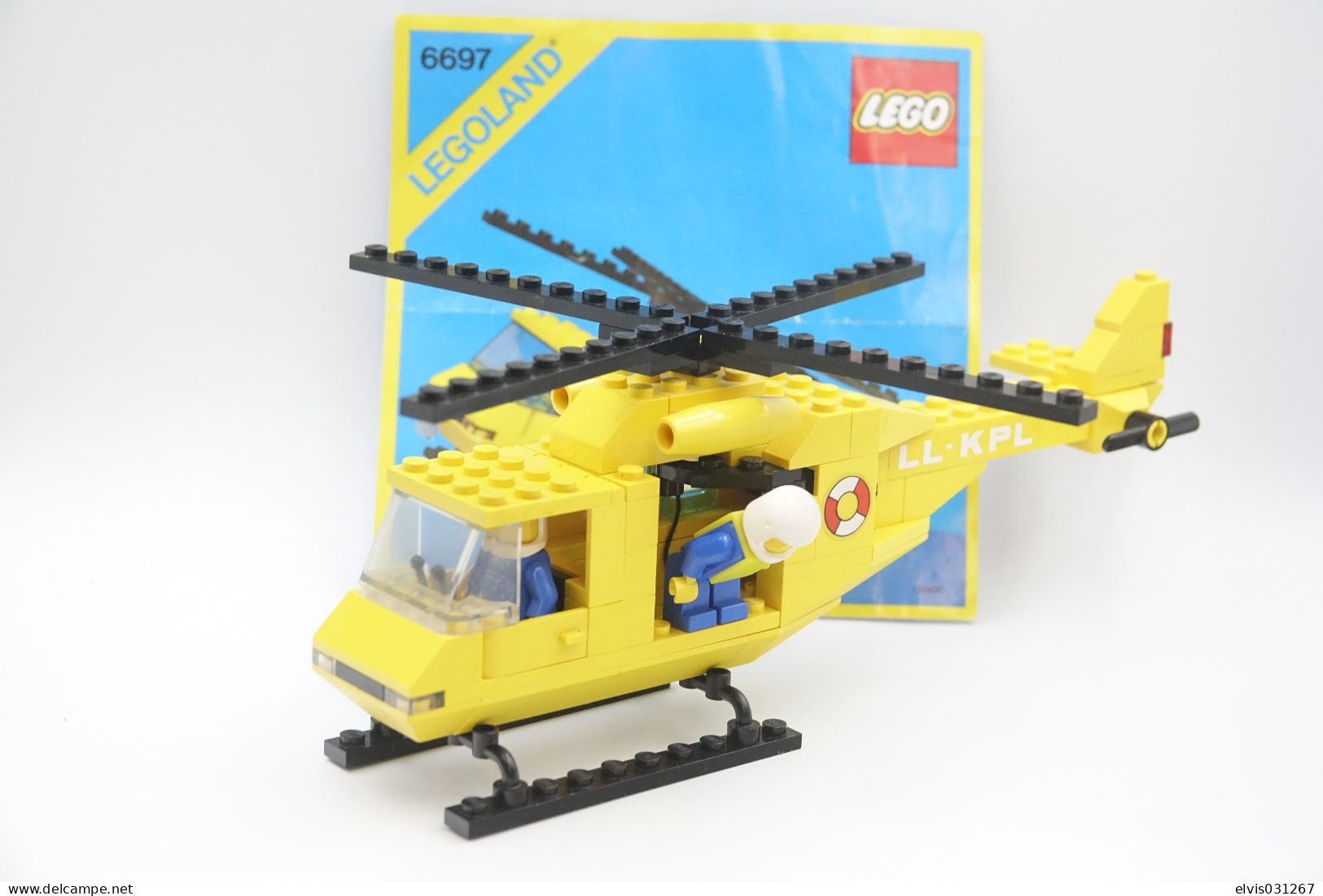 LEGO - 6697 Rescue-I Helicopter With Instruction Manual - Original Lego 1985 - Vintage - Catálogos