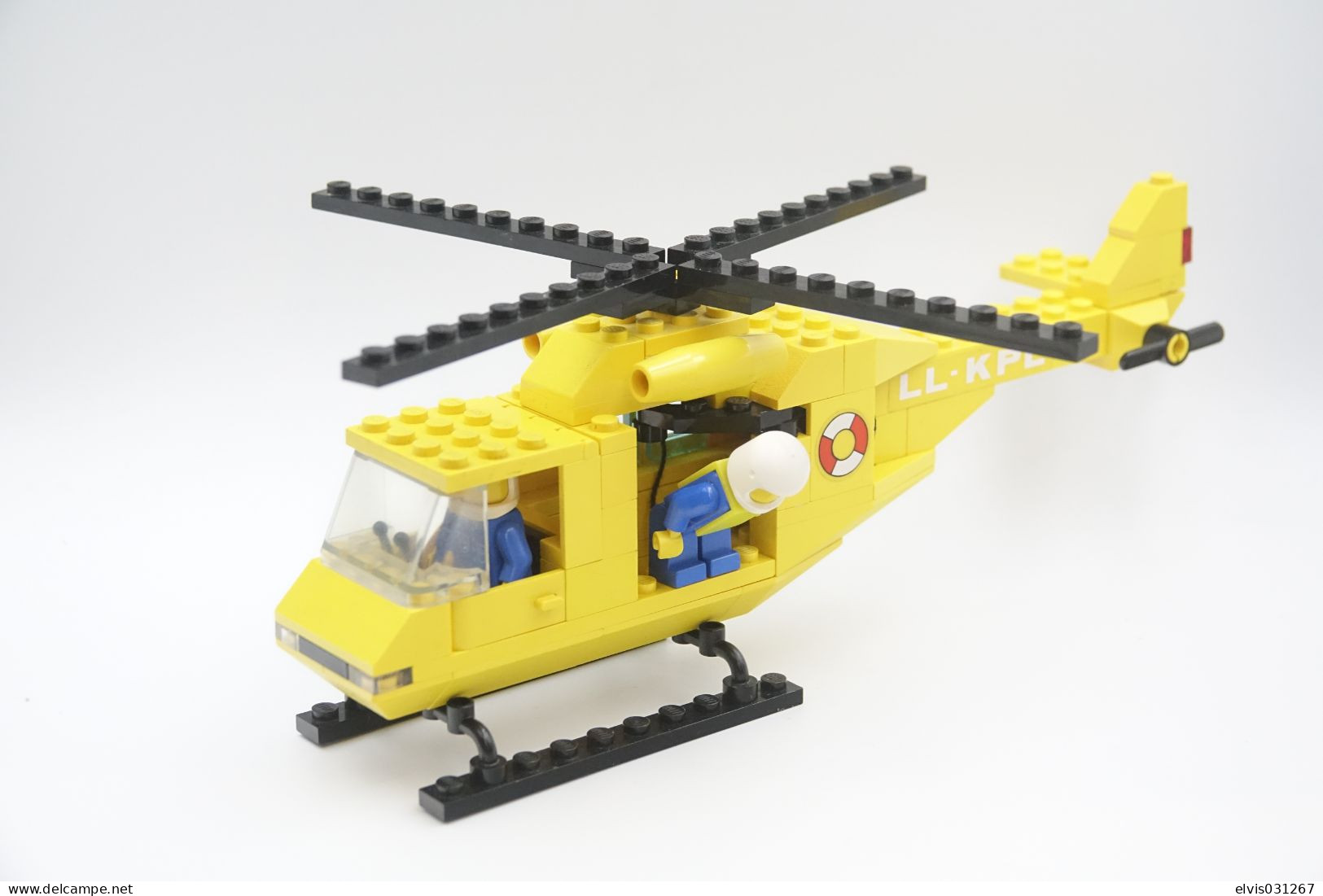 LEGO - 6697 Rescue-I Helicopter With Instruction Manual - Original Lego 1985 - Vintage - Catalogi