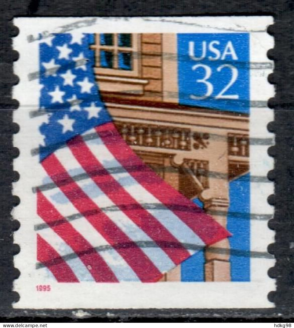 US+ 1995 Mi 2552 BC Flagge - Used Stamps