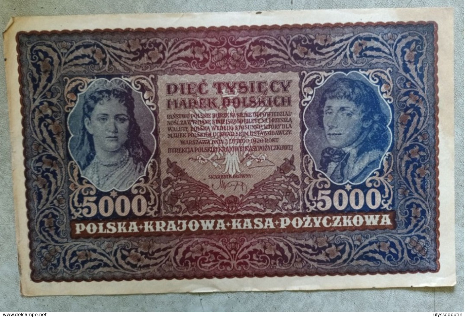 5000 Marek 1920 - Polen