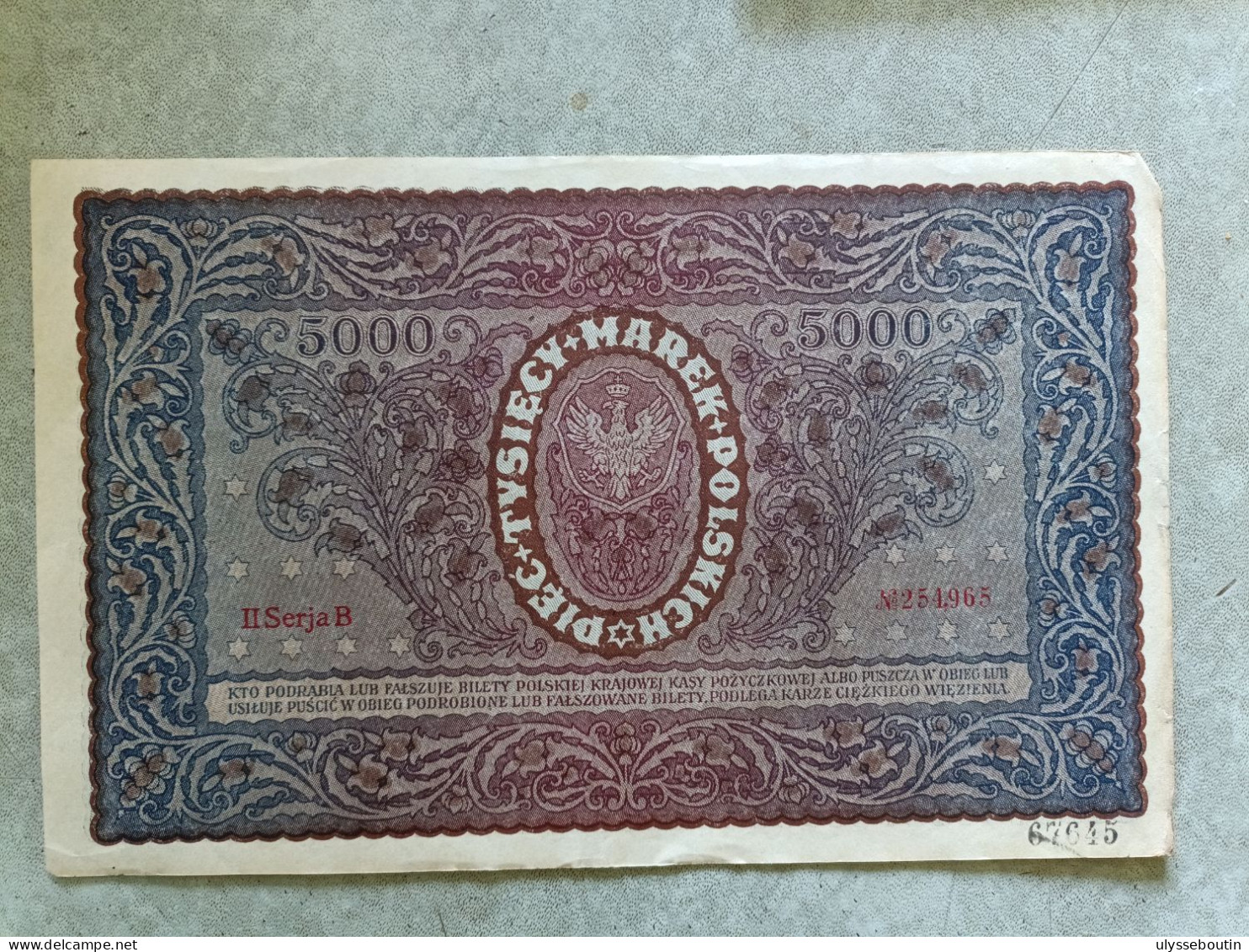 5000 Marek 1920 - Polonia