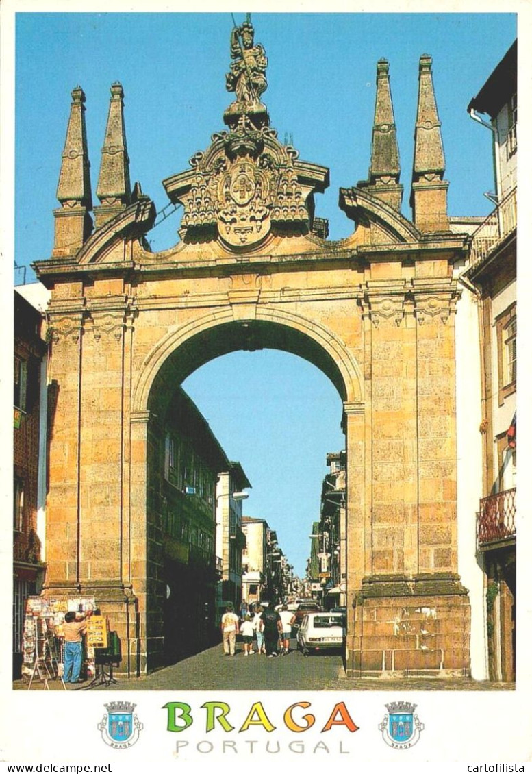 BRAGA - Arco Da Porta Nova  ( 2 Scans ) - Braga