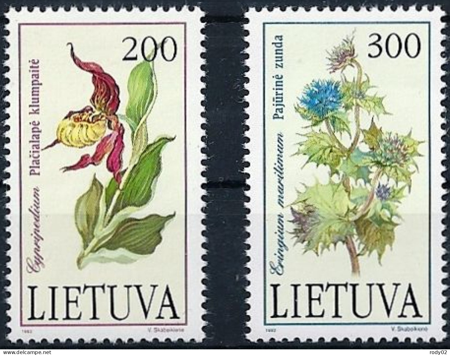 LITUANIE - FLEURS - N° 430 ET 431 - NEUF** MNH - Other & Unclassified