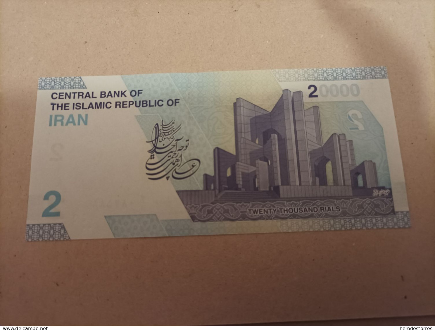 Billete Irán, 20000 Rials, Año 2022, UNC - Irán