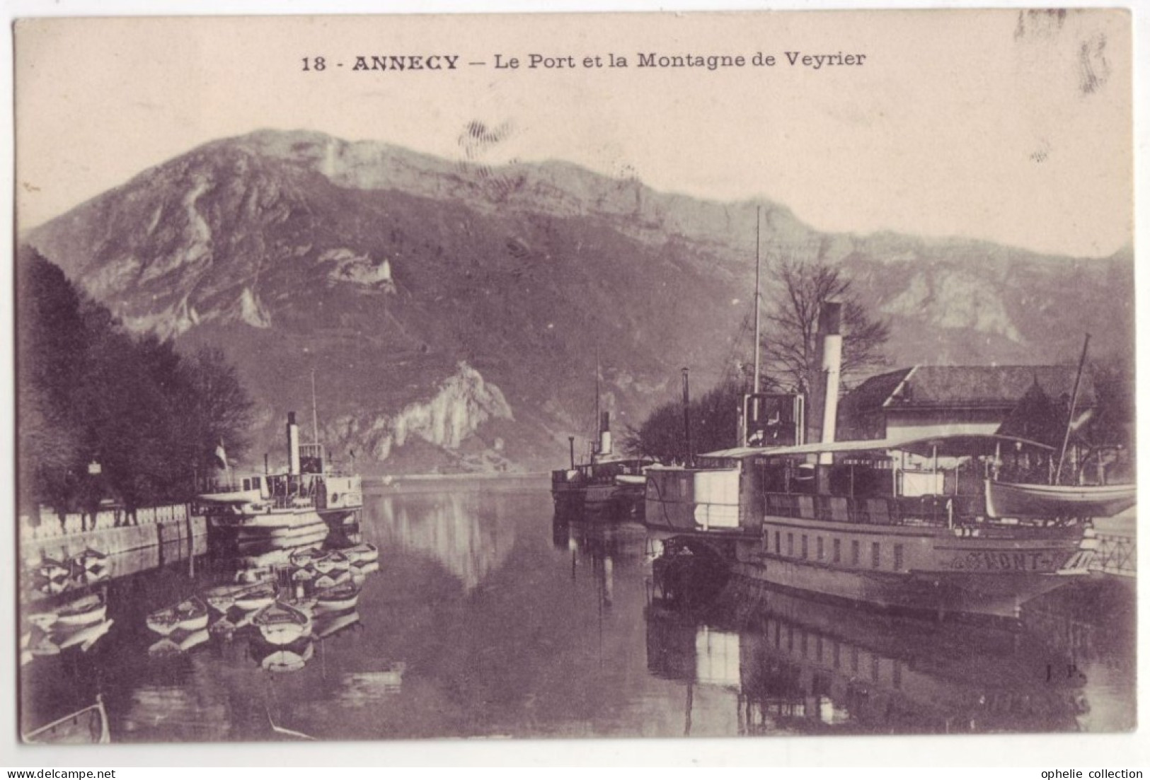 France - 74 - Annecy - Le Port Et La Montagne De Veyrier - 6882 - Annecy