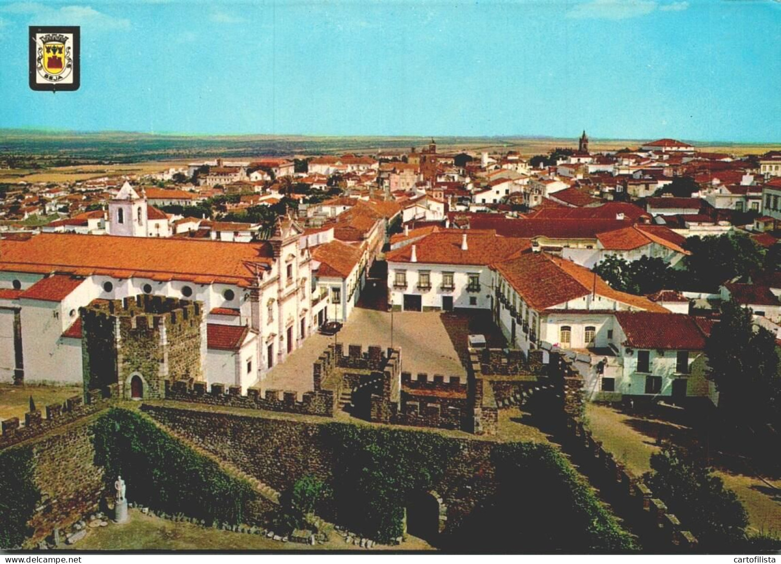 BEJA - Castelo E Vista Parcial  ( 2 Scans ) - Beja