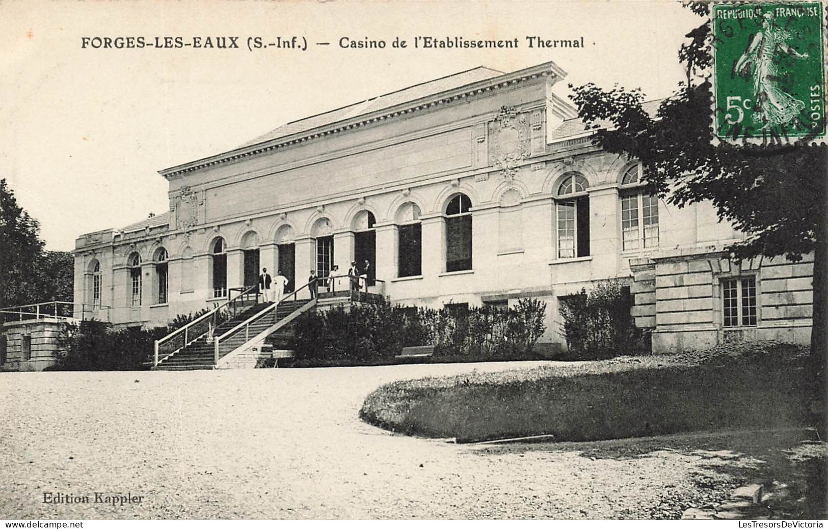 FRANCE - Forges Les Eaux - Casino De L'Etablissement Thermal -  Carte Postale Ancienne - Forges Les Eaux