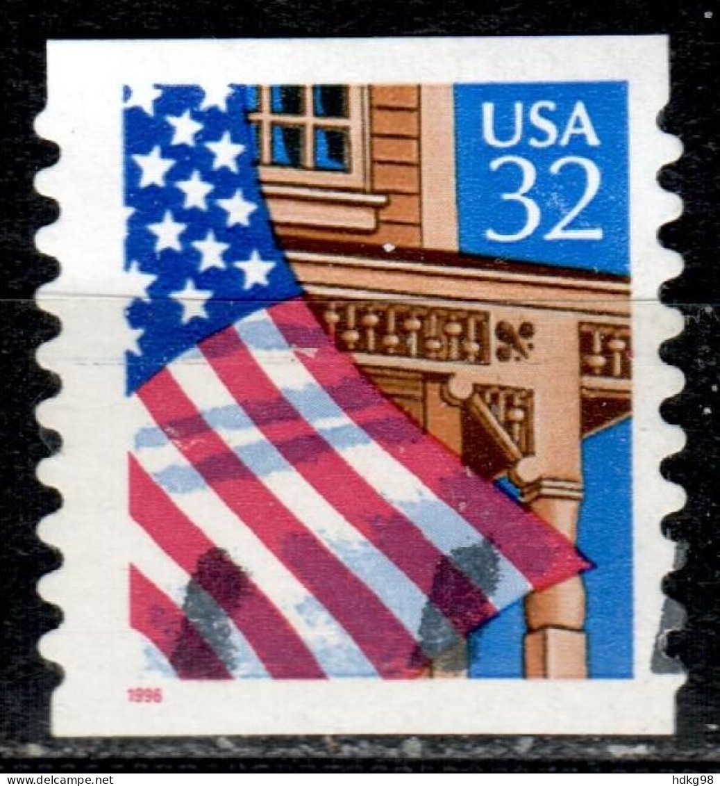 US+ 1996 Mi 2552 BG Flagge - Used Stamps