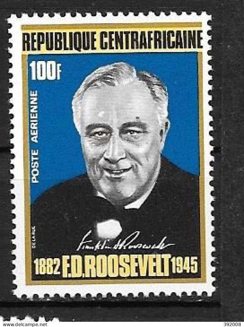 PA - 1970 - N°82**MNH - Roosevelt - Centrafricaine (République)