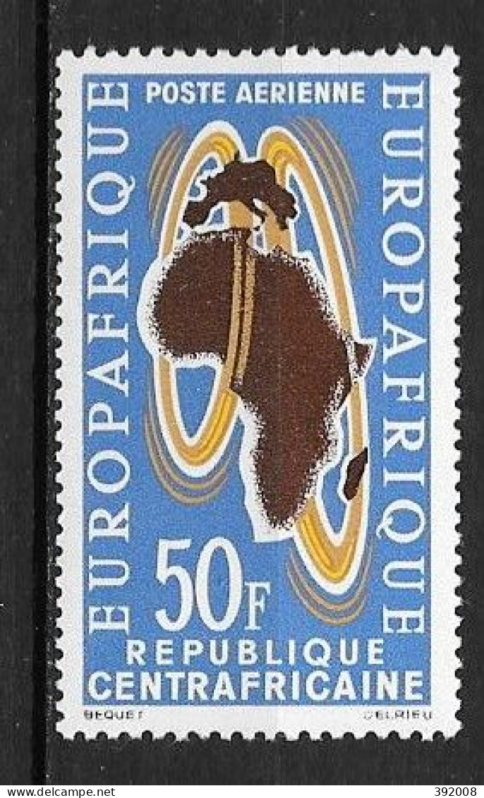 PA - 1963 - N°16*MH - Europafrique - Central African Republic