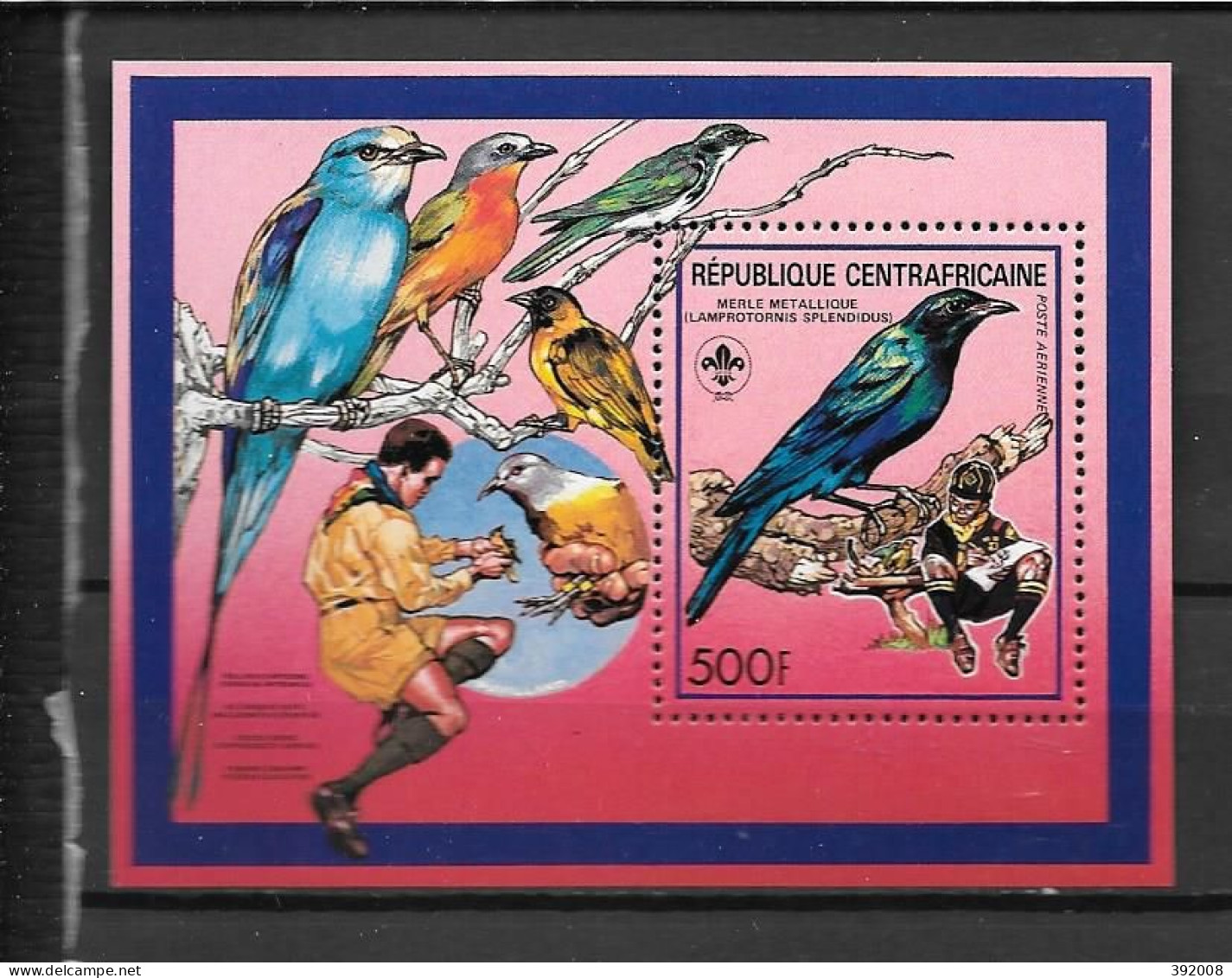 BF - 1988 - 93 **MNH - Oiseaux Et Scout - Zentralafrik. Republik