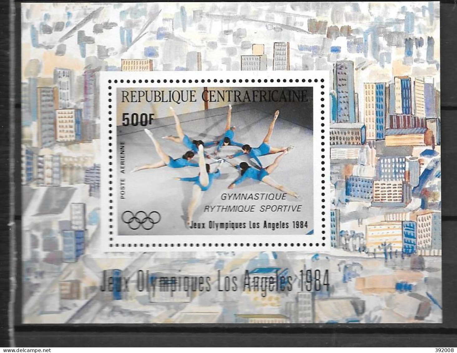 BF - 1984 - 70 **MNH - Jeux Olympiques De Los Angeles - Zentralafrik. Republik