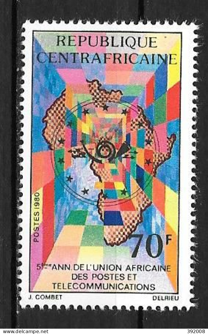 1980- N° 426**MNH - Union Africaine Des Postes - República Centroafricana