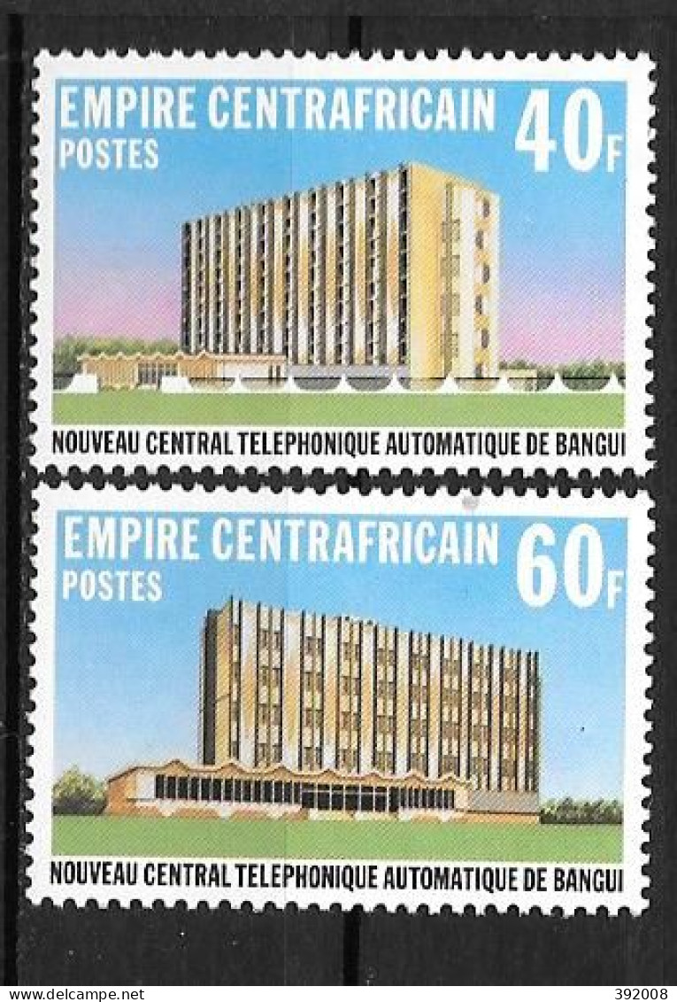 1978 - N° 334 à 335**MNH - Central Téléphonique De Bangui - Central African Republic