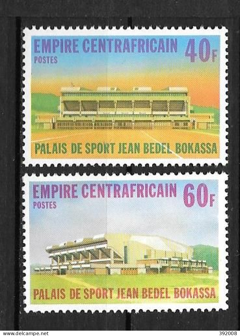 1978 - N° 340 à 341**MNH - Palais Des Sports - Centrafricaine (République)