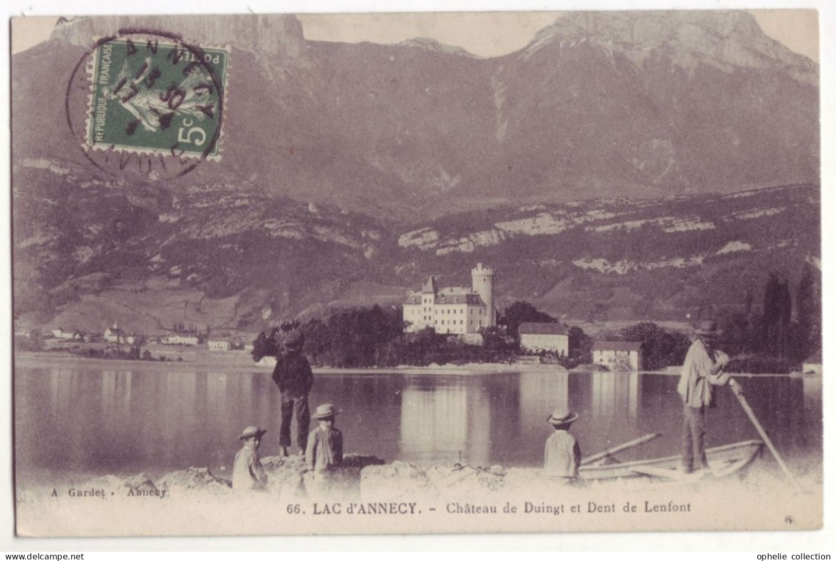 France - 74 - Annecy - Château De Duingt Et Dent De Lenfont - 6886 - Annecy