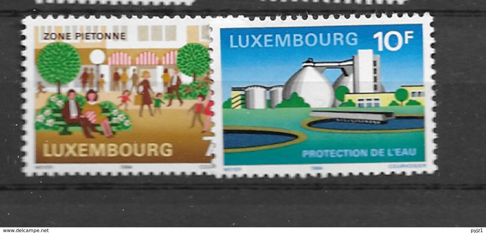 1984 MNH Luxemburg, Mi 1085-6 Postfris** - Neufs