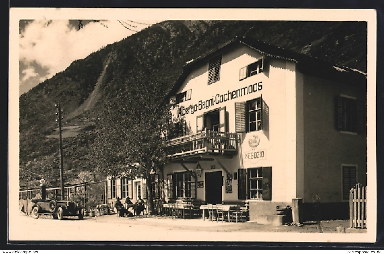 Cartolina Naturns /Val Venosta, Albergo Bagni Cochenmoos  - Autres & Non Classés